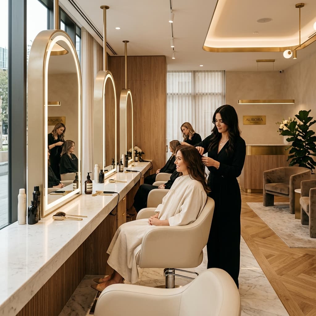 Glamora Salon Interior