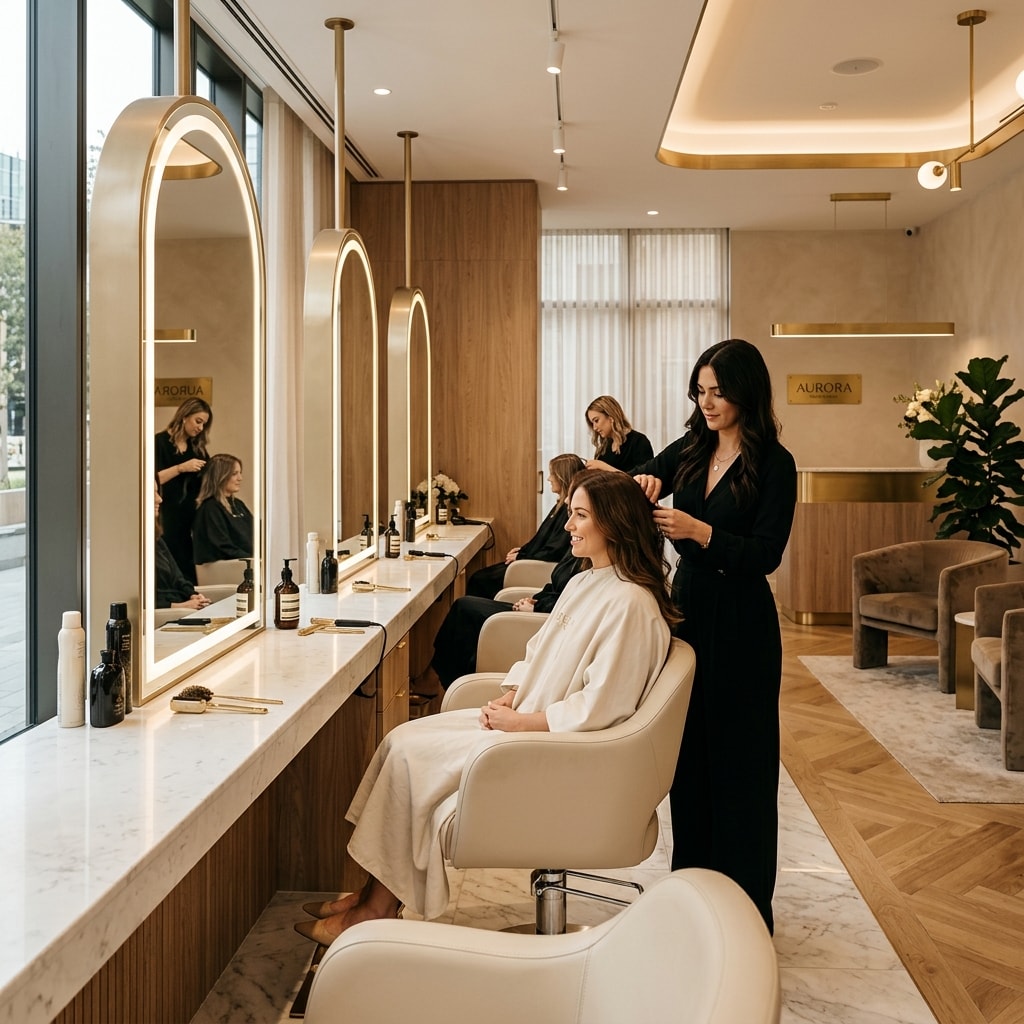 Glamora Salon Interior